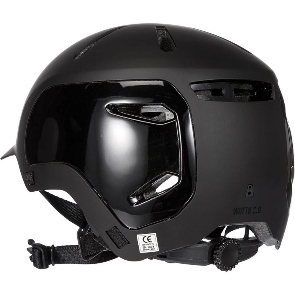 Bern Watts 2.0 Multisport Certified Adult Bicycle Helmet, Matte Black, Medium - Picture 2 of 4